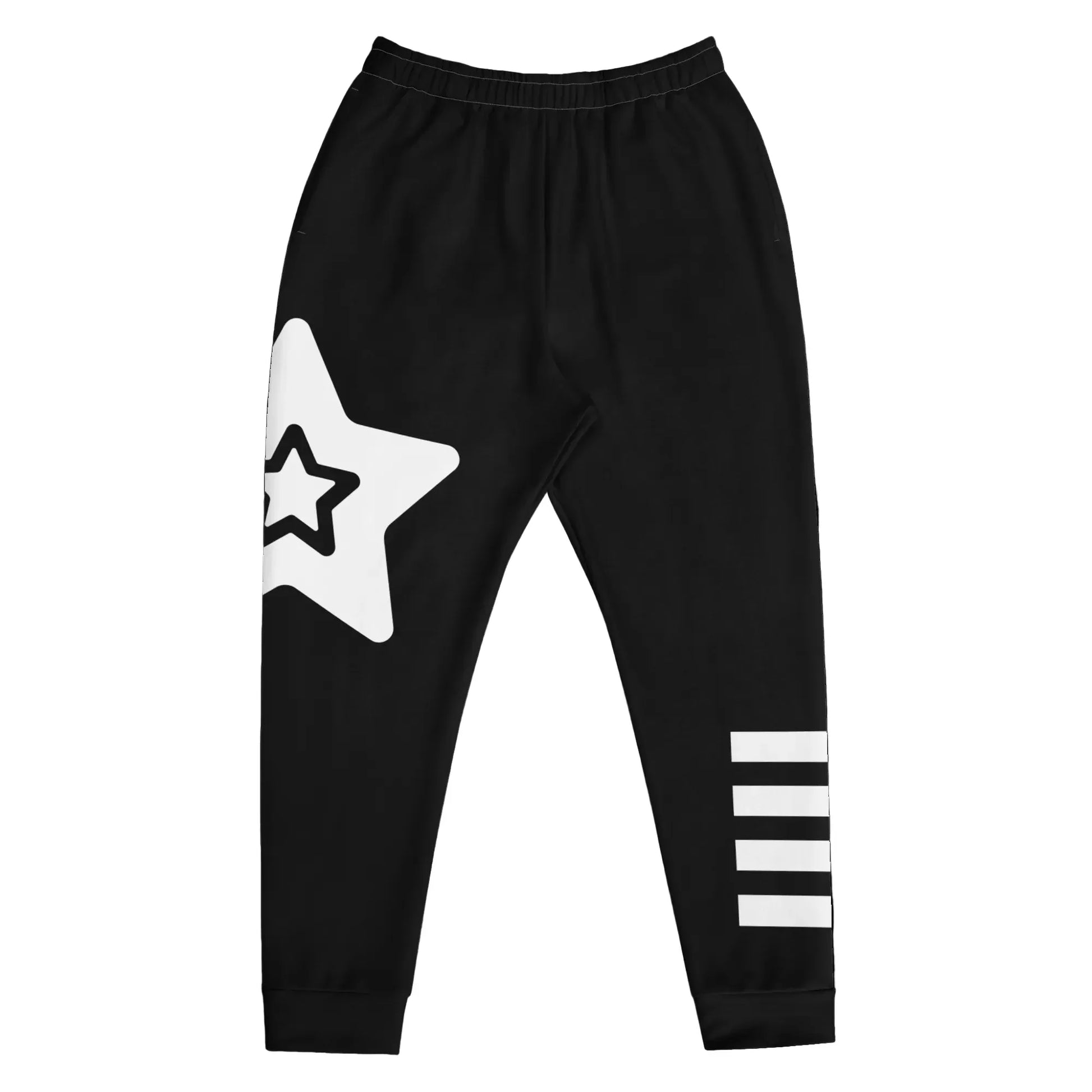 CIPHER Star slim fit joggers with cuffed legs, soft cotton-feel brushed fleece